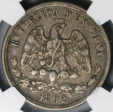 1882/1-Mo NGC VF 30 Mexico 50 Centavos Balance Scale Silver 2k Coin (23070401C)