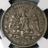 1882/1-Mo NGC VF 30 Mexico 50 Centavos Balance Scale Silver 2k Coin (23070401C)