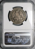 1886-CHa NGC VF 20 Mexico 50 Centavos Chihuahua Silver 18k Coin POP 1/0 (23063001C)