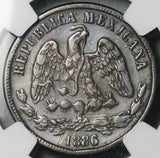 1886-Do NGC VF Mexico 50 Centavos Durango Mint 16k Rare Coin (26091503C)