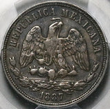 1887-Pi PCGS VF 35 Mexico 50 Centavos Balance Scale 32k Silver Coin POP 1/1 (25092302C)
