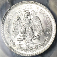 1921 PCGS MS 66 Mexico 50 Centavos GEM Mint State SIlver Coin (25011602C)