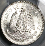 1920 PCGS MS 66 Mexico 50 Centavos Mint State Key Date SIlver Coin POP 2/2 (24030901D)