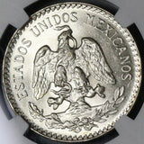 1935 NGC MS 65 Mexico 50 Centavos GEM 1 Year Type Silver Coin (25020702C)