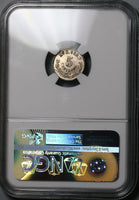 1869/8-Mo NGC MS 64 Mexico 5 Centavos Mint State Silver 40k Coin (23051701C)