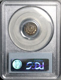 1871-Cn PCGS F 12 Mexico 5 Centavos Culiacan Rare 14k Silver Coin (26102602C)