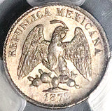 1872-Mo PCGS MS 65 Mexico 5 Centavos Rare Silver Coin POP 1/0 (25112603C)