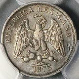 1873-Mo PCGS XF Mexico 5 Centavos City Mint Rare 20k Silver Coin (26013001C)
