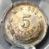 1881-Mo PCGS MS 66 Mexico 5 Centavos GEM Silver Coin POP 2/0 (25101401C)