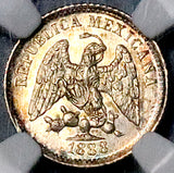 1888-Mo NGC MS 63 Mexico 5 Centavos Mint State Silver Coin (26102301C)