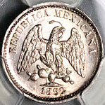 1892-Ga PCGS MS 63 Mexico 5 Centavos 78k Silver Coin POP 1/2 (24112703C)