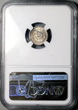 1894-Ca NGC MS 63 Mexico 5 Centavos Chihuahua Mint Silver Coin POP 2/2 (26100602C)