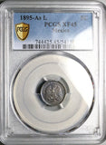 1895-As PCGS XF 45 Mexico 5 Centavos Alamos Mint Rare 20k Silver Coin POP 1/2 (25100703C)