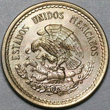 1936-M Mexico 5 Centavos Choice UNC Aztec Sun Stone Coin (23062503R)