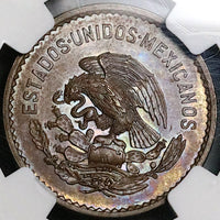 1942 NGC MS 63 Mexico 5 Centavos Josefa Bronze Scarce Coin (25022304C)
