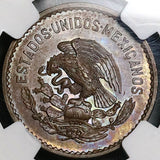 1942 NGC MS 63 Mexico 5 Centavos Josefa Bronze Scarce Coin (25022304C)