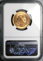 1945 NGC MS 64 RD Mexico 5 Centavos Josefa Bronze RED Coin (25061902C)