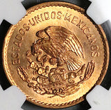 1945 NGC MS 64 RD Mexico 5 Centavos Josefa Bronze Red Coin (23082402C)