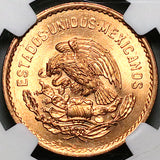 1945 NGC MS 66 RD Mexico 5 Centavos Josefa Bronze RED Coin POP 3/0 (25061903C)
