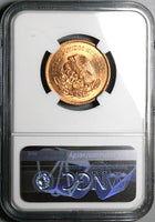 1945 NGC MS 66 RD Mexico 5 Centavos Josefa Bronze RED Coin POP 3/0 (25061903C)