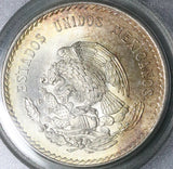 1948 PCGS MS 66 Mexico 5 pesos OGH Cuauhtémoc Aztec Emperor Silver Coin (24040904C)