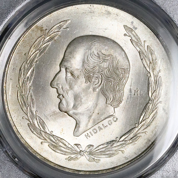 1953 PCGS MS 64 Mexico 5 pesos GEM Silver Coin (25043004C)