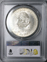 1953 PCGS MS 64 Mexico 5 pesos GEM Silver Coin (25043004C)