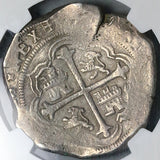 1598-MoF NGC XF 45 Mexico 8 Reales Philip III Cob Spain Colonial Coin (24122902C)