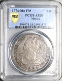 1774 PCGS AU 55 Mexico 8 Reales Charles III Spain Colonial Silver Coin (25110501D)