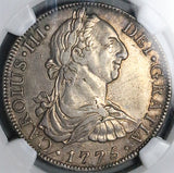 1775 NGC XF 40 Mexico 8 Reales Charles III Spain Colonial Silver Coin (26011501C)