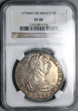 1775 NGC XF 40 Mexico 8 Reales Charles III Spain Colonial Silver Coin (26011501C)