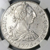 1775 NGC XF Mexico 8 Reales Charles III Spain Colonial Silver Coin (26011701C)