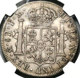 1776 NGC VF 35 Mexico 8 Reales Charles III Spain Colonial Revolution Silver Dollar Coin (26011703C)