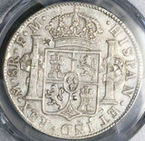 1776 PCGS VF Mexico 8 Reales Charles III Spain Colonial Revolution Chop Mark Silver Dollar Coin (26081101C)