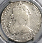 1776 PCGS VF Mexico 8 Reales Charles III Spain Colonial Revolution Silver Dollar Coin (25050301C)
