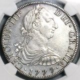 1777 NGC XF Mexico 8 Reales Charles III Spain Colonial Silver Coin (26011702C)