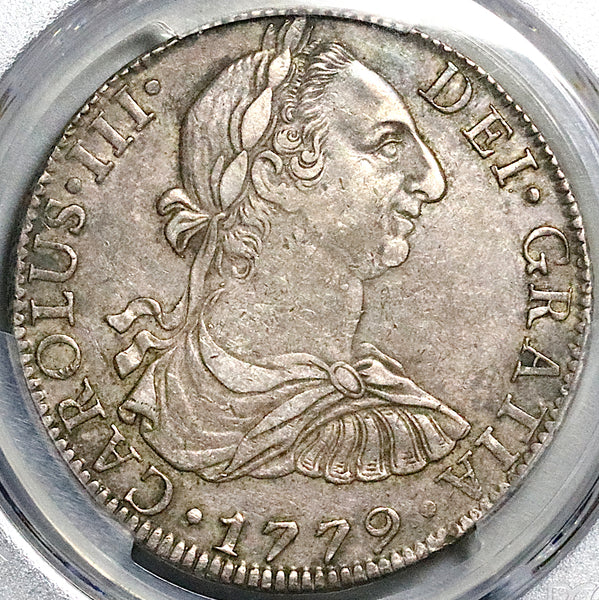 1779 PCGS XF 45 Mexico 8 Reales Charles III Spain Colonial Silver Coin (25090201D)