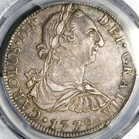 1779 PCGS XF 45 Mexico 8 Reales Charles III Spain Colonial Silver Coin (25090201D)