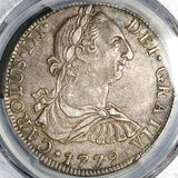 1779 PCGS XF 45 Mexico 8 Reales Charles III Spain Colonial Silver Coin (25090201D)
