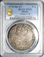 1779 PCGS XF 45 Mexico 8 Reales Charles III Spain Colonial Silver Coin (25090201D)
