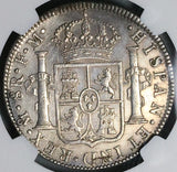 1787 NGC AU Mexico 8 Reales Charles III Pillars Colonial Silver Coin (23111301C)