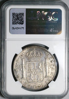 1787 NGC AU Mexico 8 Reales Charles III Pillars Colonial Silver Coin (23111301C)