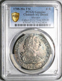 1788 PCGS AU Mexico Charles III 8 Reales Pillars Silver Dollar Coin (23030701C)