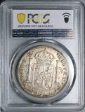 1789-Mo PCGS AU Mexico 8 Reales Charles IV Pillars Silver Coin (26022501C)