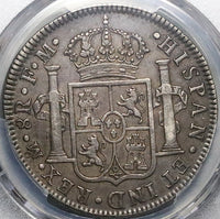 1789-Mo PCGS VF 25 Mexico 8 Reales Charles IV Pillars Silver Coin (25090401C)