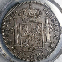 1789-Mo PCGS VF 25 Mexico 8 Reales Charles IV Pillars Silver Coin (25090401C)