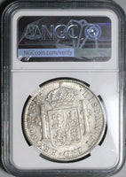 1799 NGC MS 61 Mexico 8 Reales Charles IV Colonial Spain Pillars Silver Coin (24102604C)