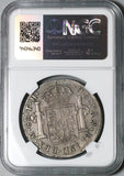 1804 NGC VF 25 Mexico 8 Reales Charles IV Pillars Spain Colonial Silver Coin (24101502C)