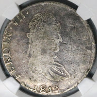 1815-D NGC VG 10 Mexico 8 Reales War Independence Durango Mint Coin (25031902D)