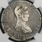 1816-D NGC VF Mexico 8 Reales War Independence Durango Mint Silver Coin (25042101D)